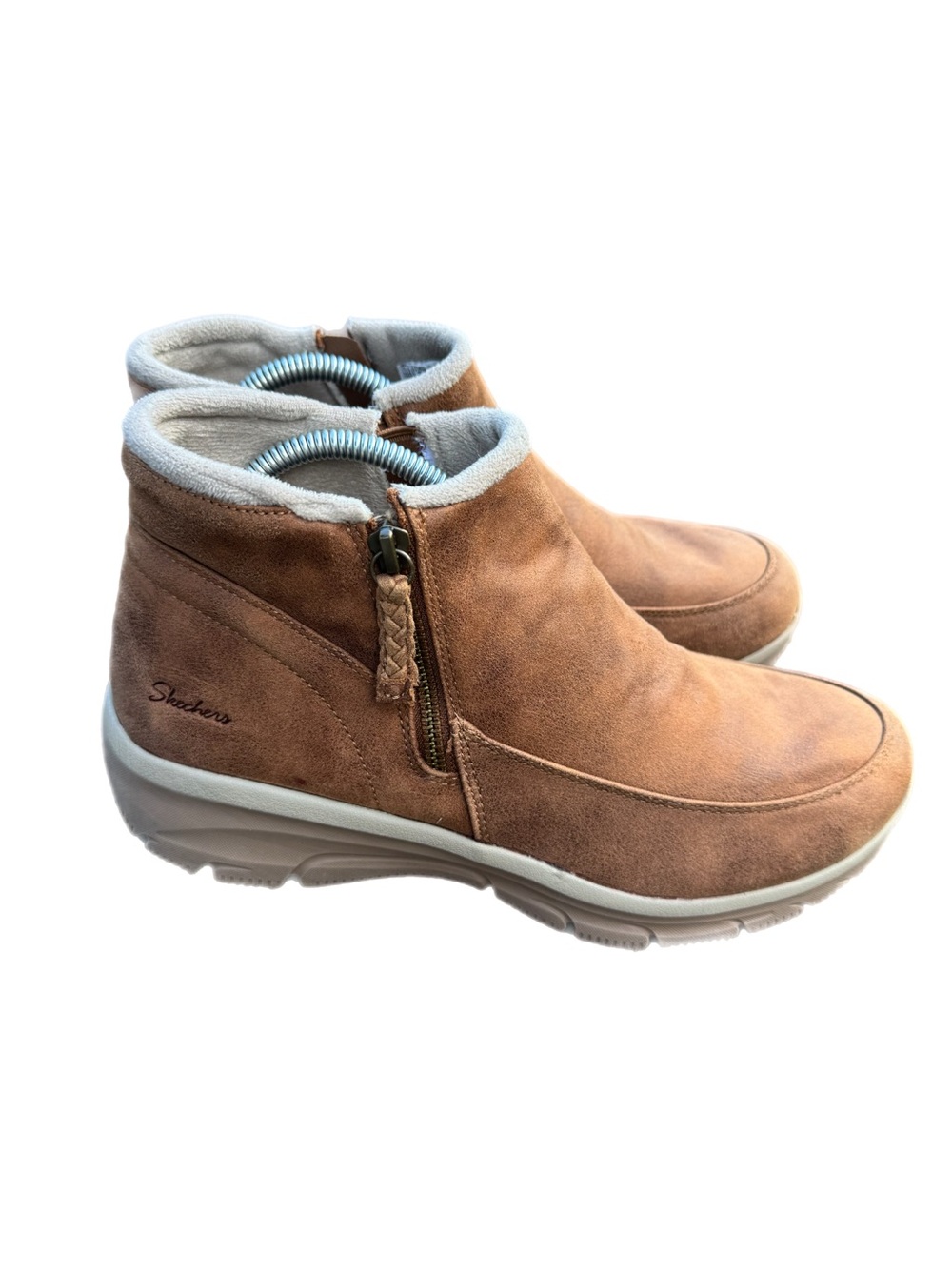 Skechers Easy Going Into Fall Air-Cooled Memory Foam Women's Chestnut  Bootie 10